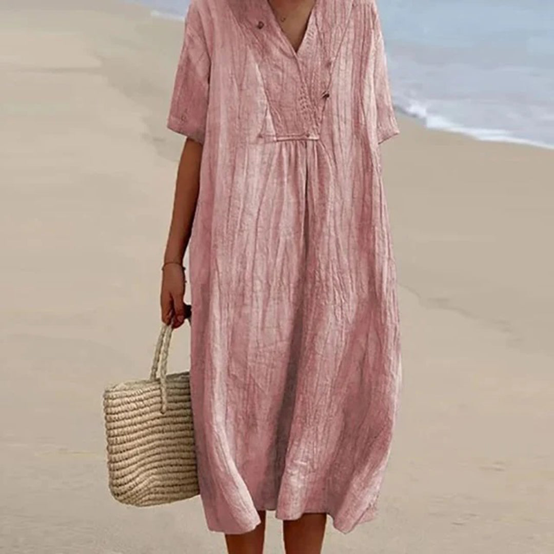 Women's Summer Dress, Lightweight Casual Loose Fit in Vibrant Colors 5