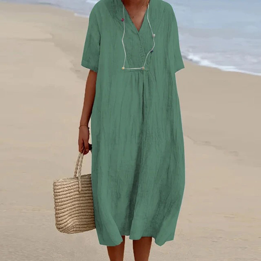 Women&#39;s Summer Dress, Lightweight Casual Loose Fit in Vibrant Colors 6