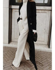 Women's Tailored Wool Coat, Double Breasted Full Length with Notched Lapel - Winter Coats for Women 1