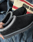 Women's Ultra Mini Platform Boots with Fur Lining – Stylish Ankle Booties for Winter 14