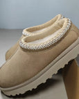 Women's Ultra Mini Platform Boots with Fur Lining – Stylish Ankle Booties for Winter 6