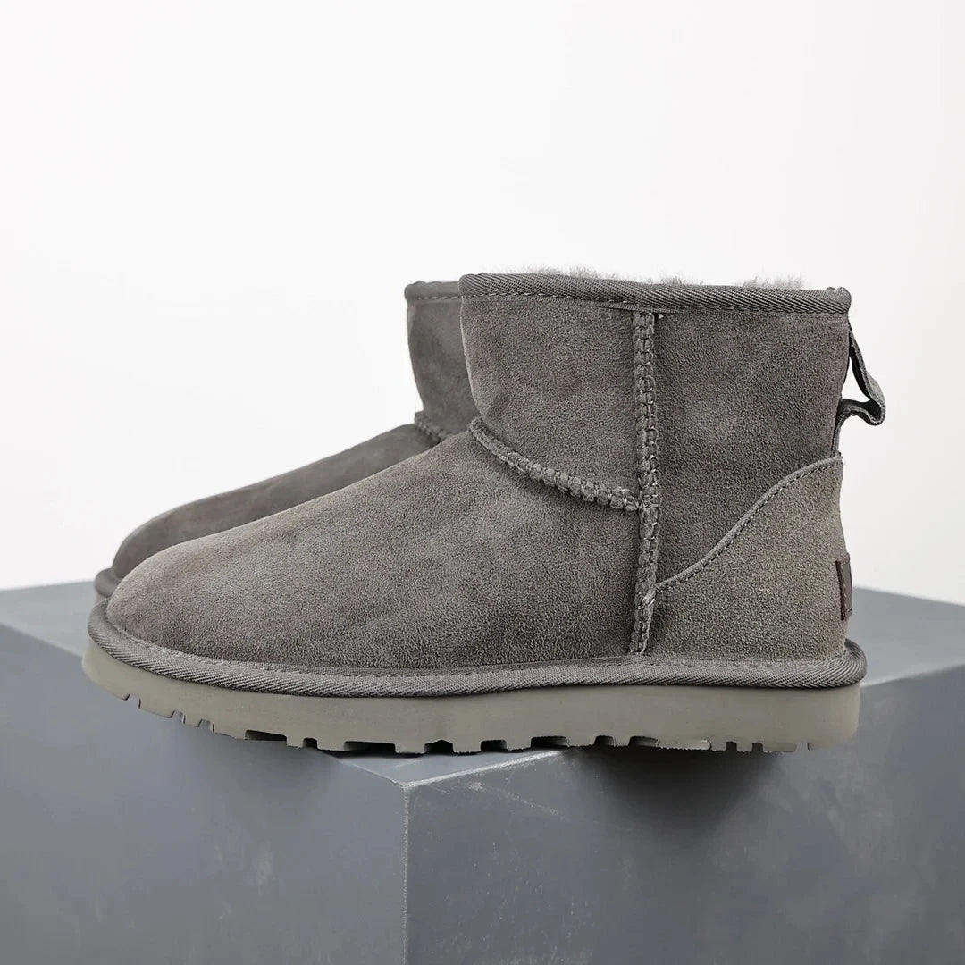 Women's Ultra Mini Platform Boots with Fur Lining – Stylish Ankle Booties for Winter 8