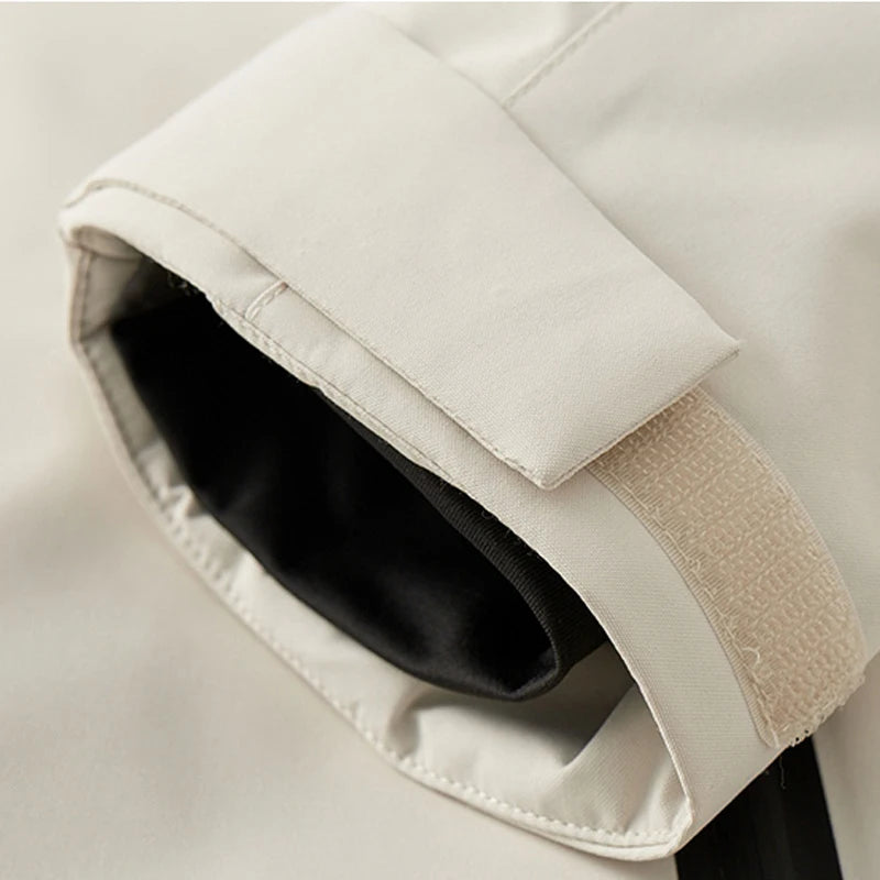 Women&#39;s Waterproof Quilted Jacket with Detachable Hood – Windproof Winter Coat for Outdoor Activities 6
