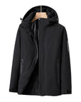 Women's Waterproof Quilted Jacket with Detachable Hood – Windproof Winter Coat for Outdoor Activities 8