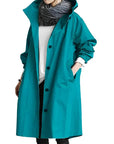 Women's Waterproof Rain Jacket, Lightweight Hooded Windbreaker for Outdoor Activities 1