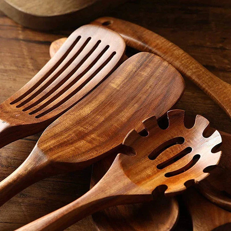 WoodChef - Teak Wood Kitchen Tools Set 2
