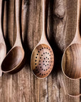 WoodCrafte | Premium Wooden Cooking Utensil Set for Non-Stick Cookware 3