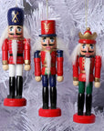 WoodSplendor | Set of 6 Mini Nutcracker Ornaments 3