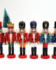 WoodSplendor | Set of 6 Mini Nutcracker Ornaments 4