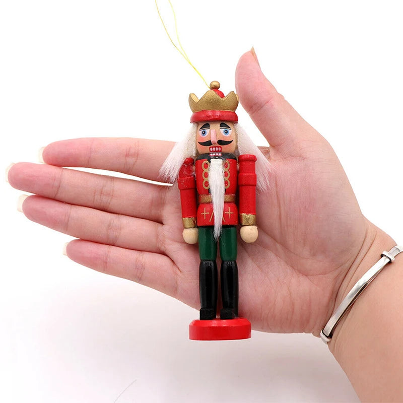 WoodSplendor | Set of 6 Mini Nutcracker Ornaments 5
