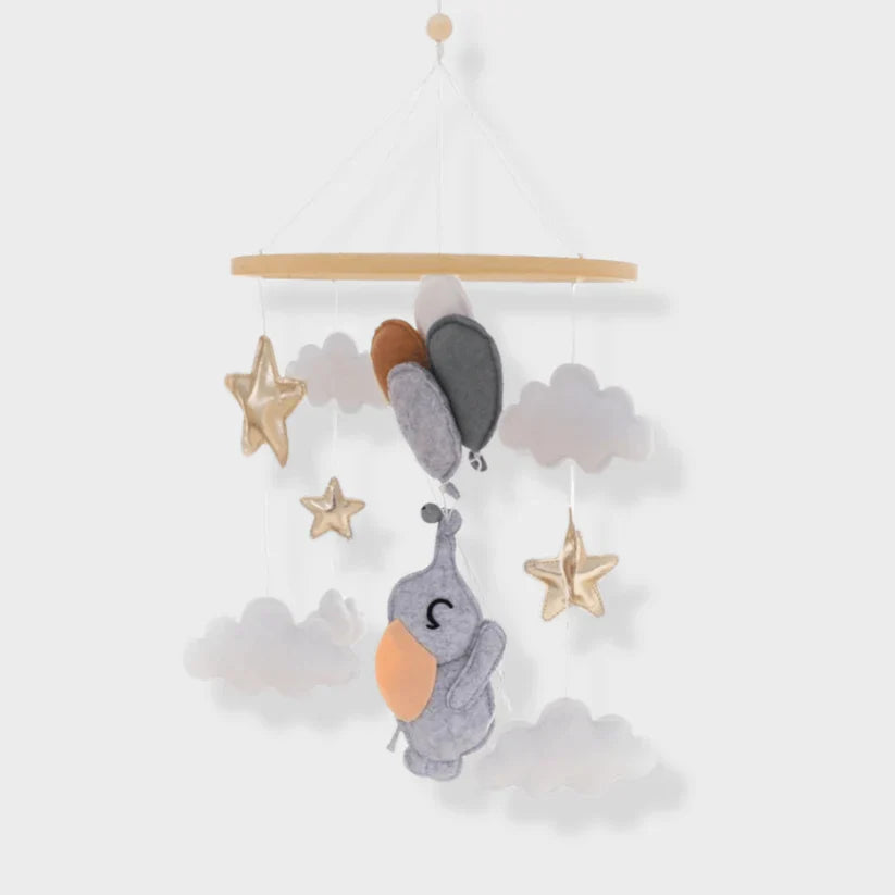 Wooden Baby Mobile – Natural Crib Mobile for Soothing Sleep and Nursery Decor 2