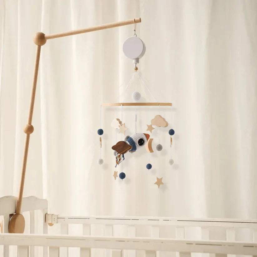 Wooden Baby Mobile – Natural Crib Mobile for Soothing Sleep and Nursery Decor 3