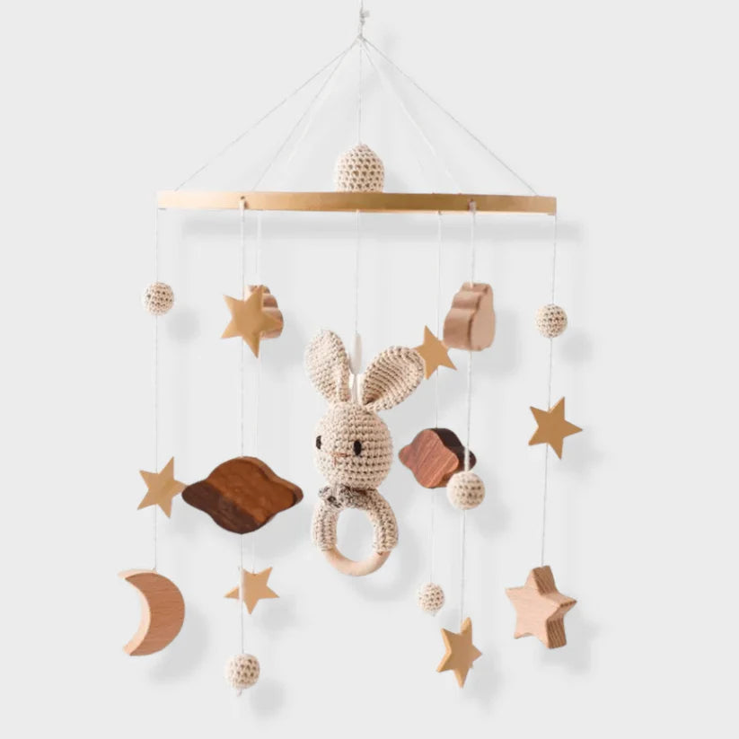Wooden Baby Mobile – Natural Crib Mobile for Soothing Sleep and Nursery Decor 9