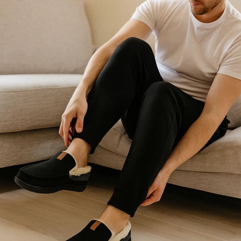 WoolNest | Cozy Warm Men's Loafers Made from Premium Sheep Wool 2