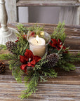 WreathElegance | Stylish Candle Holder for Christmas Decoration 2