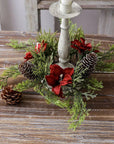 WreathElegance | Stylish Candle Holder for Christmas Decoration 3