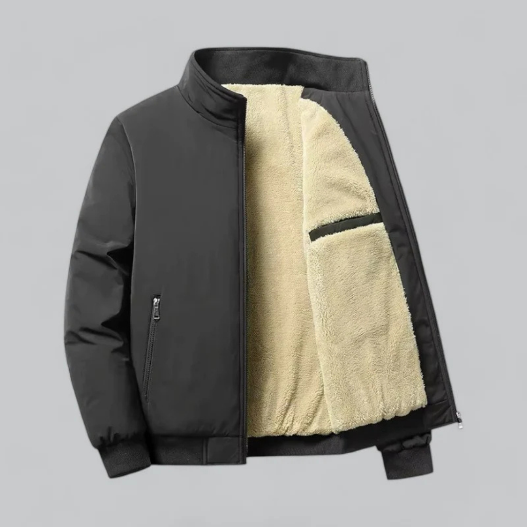 Wyatt | Classic Men’s Puffer Bomber Jacket — Warm, Stylish, and Functional 0