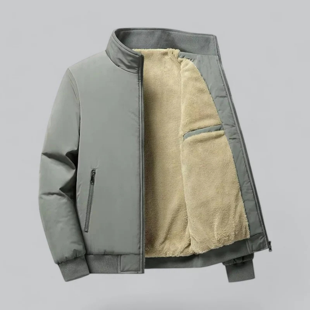 Wyatt | Classic Men’s Puffer Bomber Jacket — Warm, Stylish, and Functional 1
