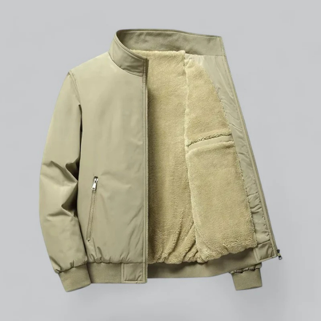 Wyatt | Classic Men’s Puffer Bomber Jacket — Warm, Stylish, and Functional 2