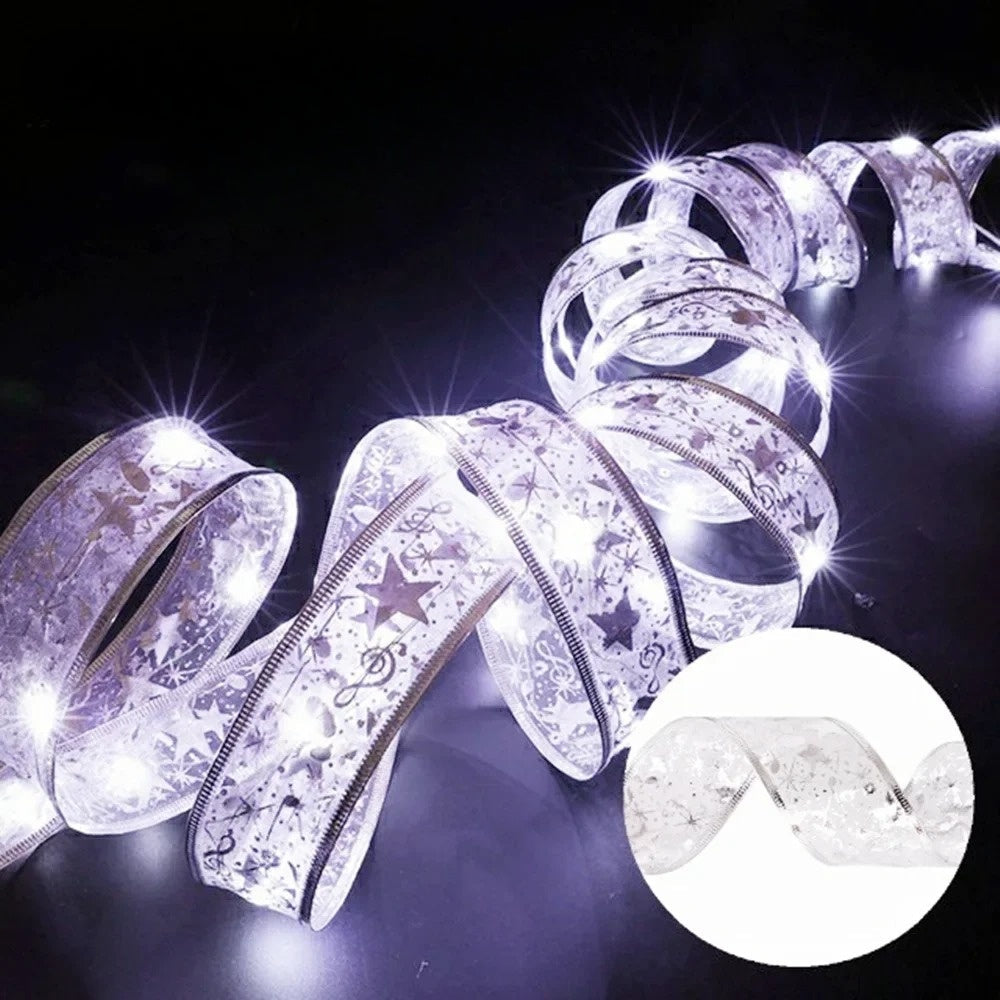 XmasSlinger | Christmas lights and ribbons 1