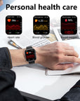 Zelara 2024 blood sugar Blood pressure heart frequency blood oxygen sleep monitoring waterproof smartwatch 2