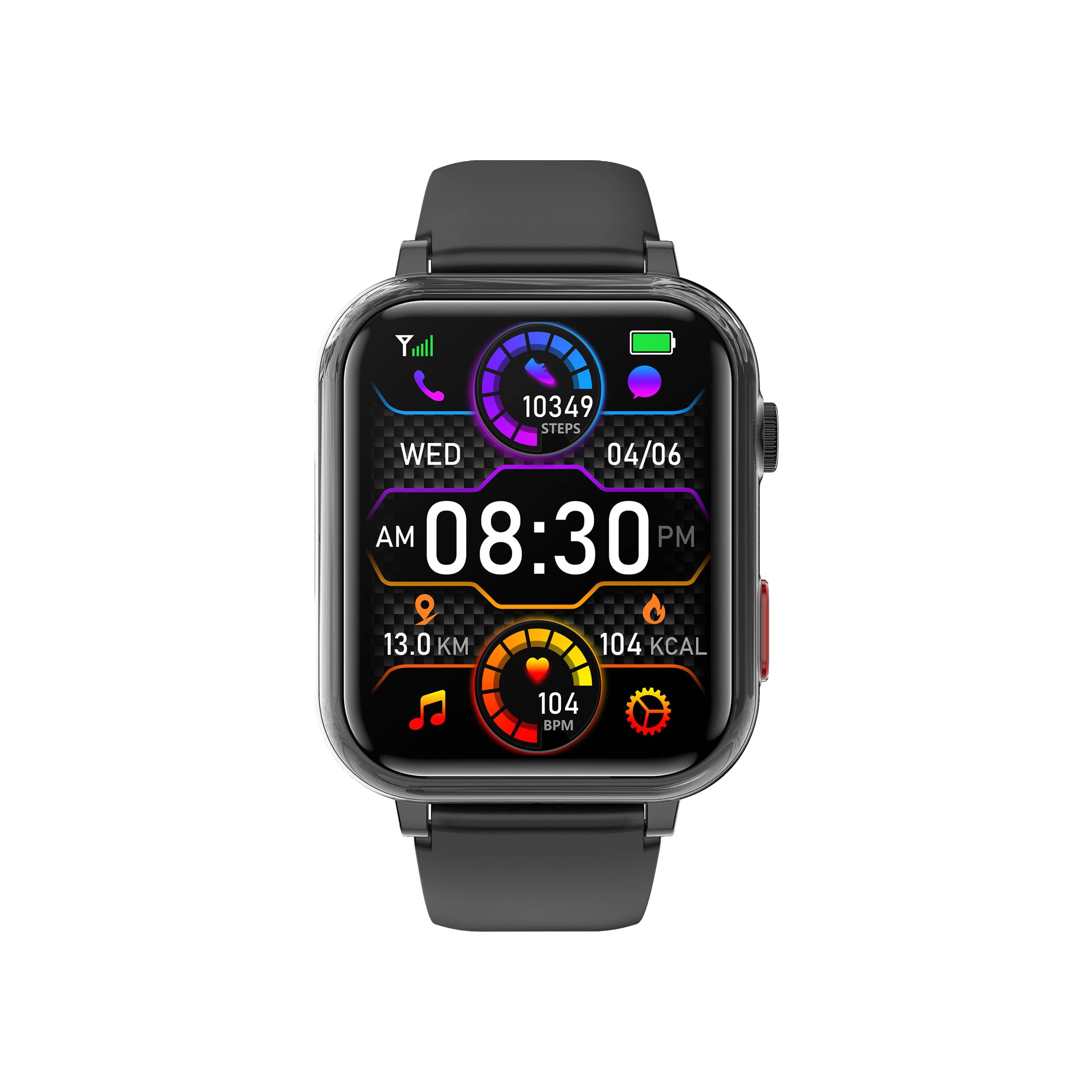 Zelara Calculation Ein-Klick-SOS call GPS positioning blood sugar texts and notification receive health smartwatch 1