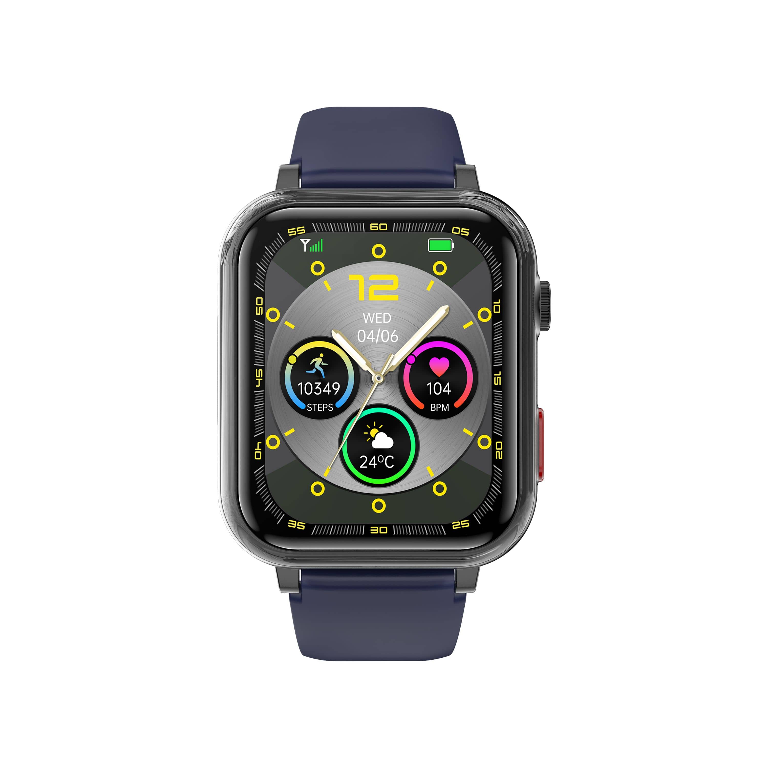 Zelara Calculation Ein-Klick-SOS call GPS positioning blood sugar texts and notification receive health smartwatch 3