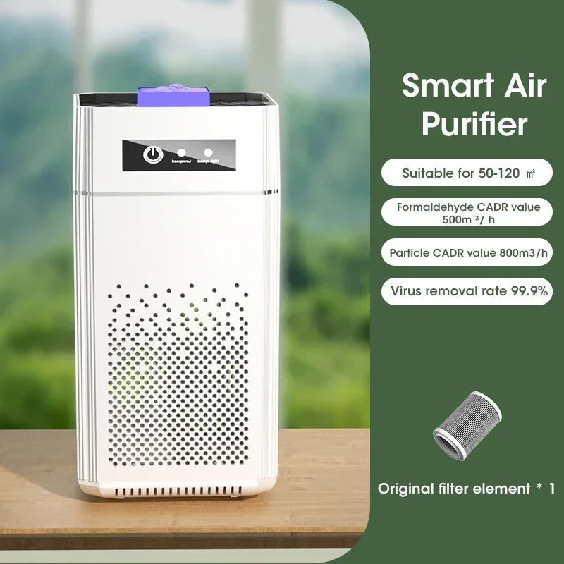 ZenAir | Mini Air Purifier with HEPA Filter for Fresh, All-Day Clean Air 0