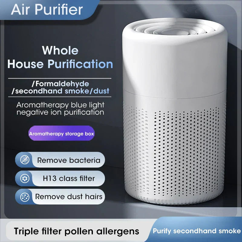 ZenAir | Mini Air Purifier with HEPA Filter for Fresh, All-Day Clean Air 4