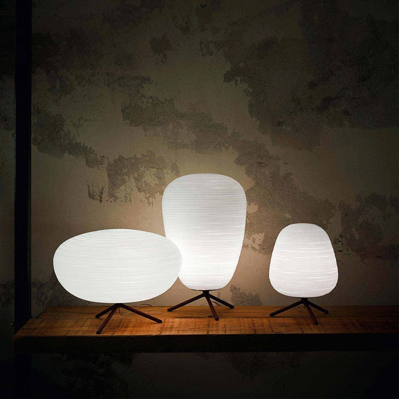 ZenGlow | Elegant Japanese-Inspired Hand-Blown Glass Table Lamp 1