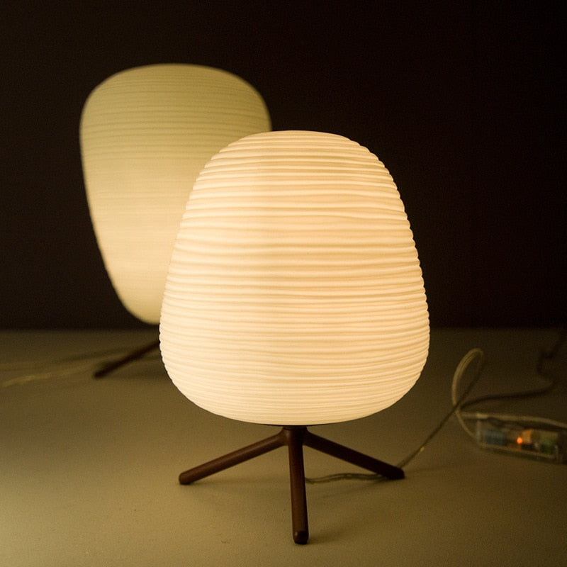 ZenGlow | Elegant Japanese-Inspired Hand-Blown Glass Table Lamp 4