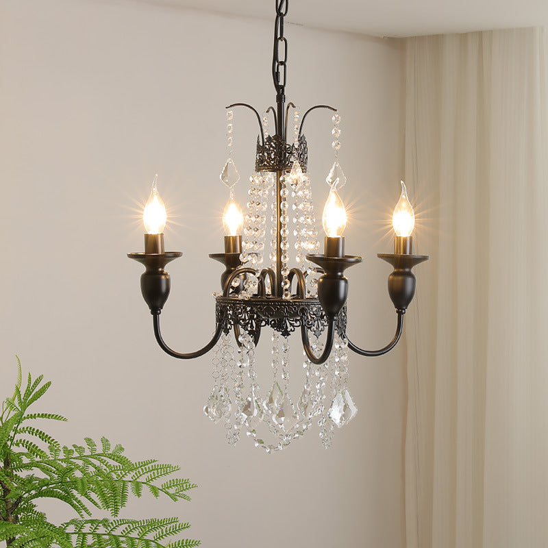 Zeniva | Vintage Style Crystal Chandelier for Bedroom Spaces 0