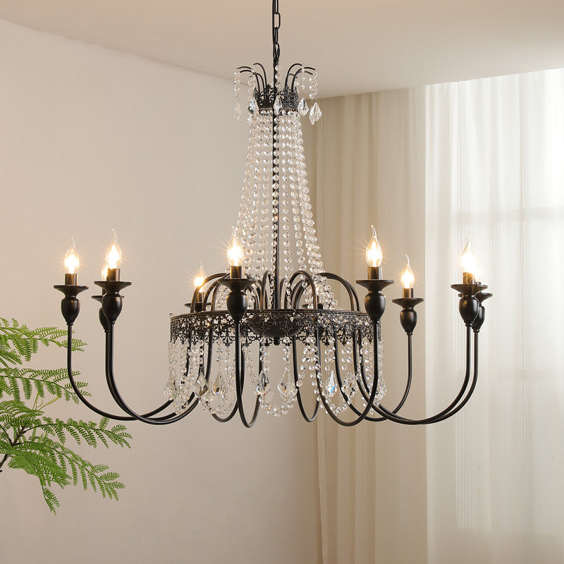 Zeniva | Vintage Style Crystal Chandelier for Bedroom Spaces 1