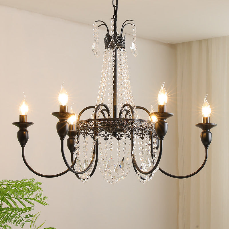 Zeniva | Vintage Style Crystal Chandelier for Bedroom Spaces 2