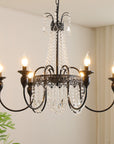 Zeniva | Vintage Style Crystal Chandelier for Bedroom Spaces 2