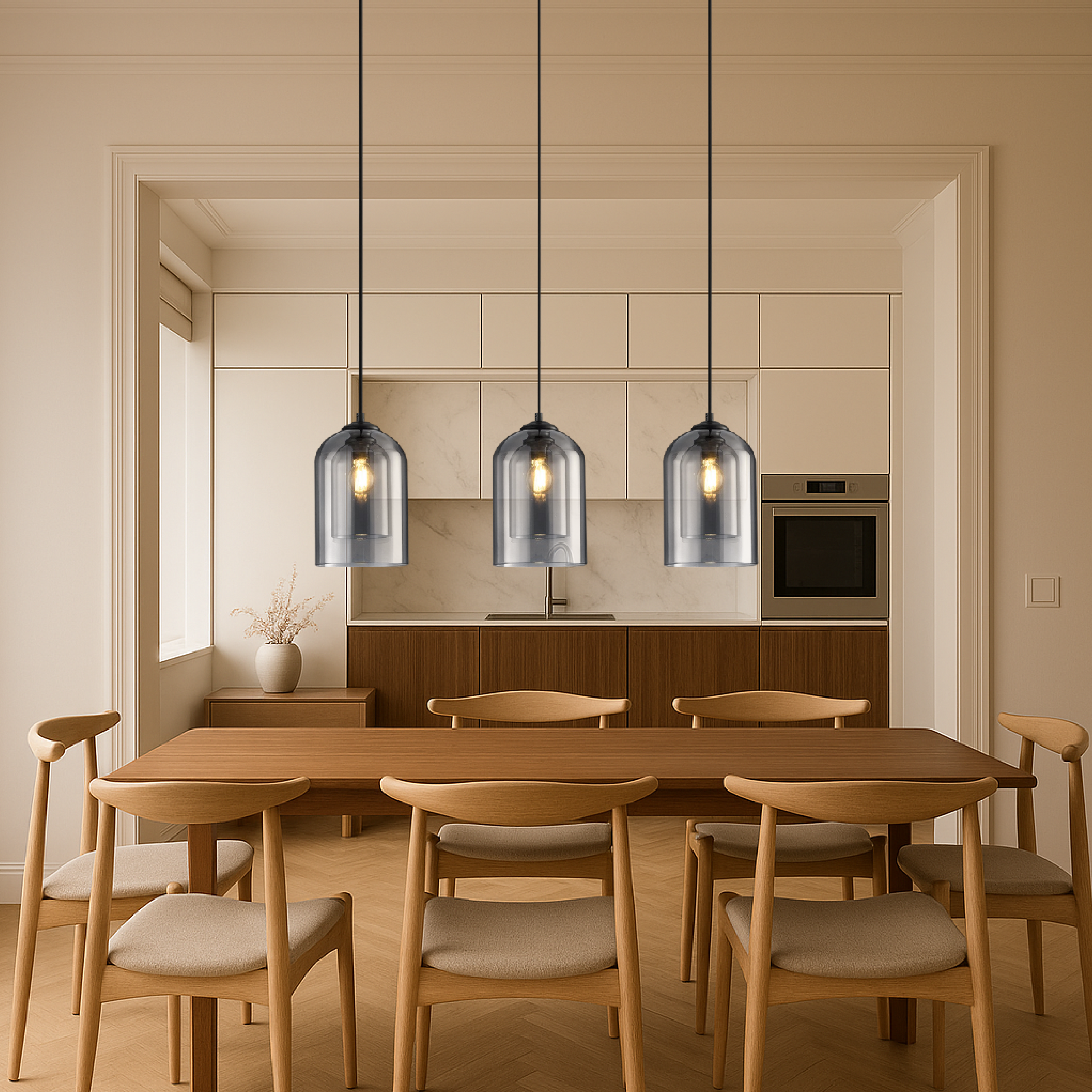 Zenylo | Minimalist Glass Pendant Lamp 3
