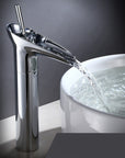 RetroStream – Vintage Style Waterfall Bathroom Faucet for a Nostalgic Touch