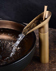 RetroStream – Vintage Style Waterfall Bathroom Faucet for a Nostalgic Touch