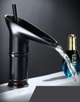 RetroStream – Vintage Style Waterfall Bathroom Faucet for a Nostalgic Touch