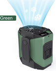 Wearable Waist Fan with Power Bank Function and Flashlight