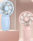 Compact Rechargeable Fan Portable and Handheld Design