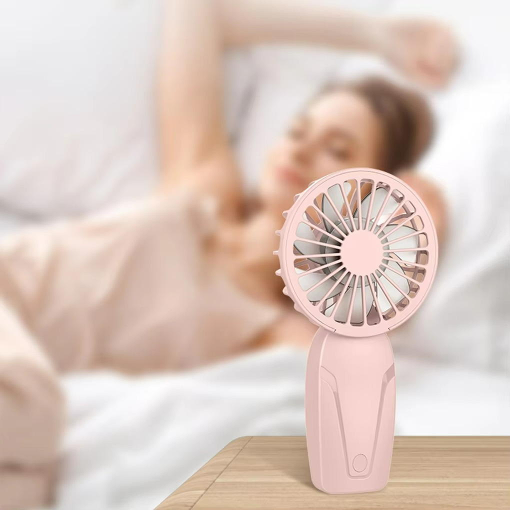 Compact Rechargeable Fan Portable and Handheld Design
