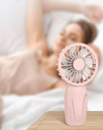 Compact Rechargeable Fan Portable and Handheld Design