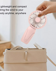 Compact Rechargeable Fan Portable and Handheld Design