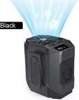 Wearable Waist Fan with Power Bank Function and Flashlight