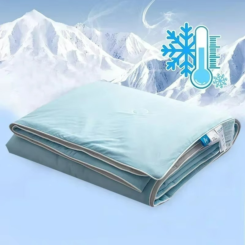 Cooling Summer Blanket with Dual-Sided Cold Touch Fabric