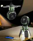 Outdoor Camping Fan with Adjustable Airflow Cooling Function
