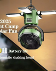 Outdoor Camping Fan with Adjustable Airflow Cooling Function