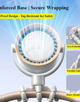 Portable Octopus Fan Handheld Design with USB Rechargeable Battery