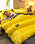 Velvet Fleece Blanket – Soft, Warm, and Stylish Bedding in Multiple Colors and Sizes